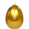 swieca wielkanocne jajko metalic zlota adpal 9cm