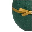 swieca wielkanocne jajko z kokardka zielona adpal 14cm