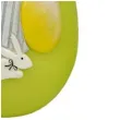 swieca wielkanocne jajko z pisankami zielona adpal 14cm