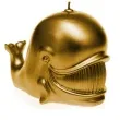 swieca wieloryb metaliczna zlota candellana