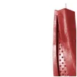 swieca zagiel czerwony metalik candellana 23 x 8 cm