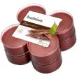 swieca zapachowa oud wood brazowy bolsius 8h 8 szt