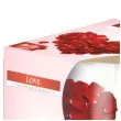 swieca zapachowa w graficznym szkle love bispol 7 cm