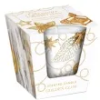 swieca zapachowa w szkle christmas glamour zloty polysk bartek candles 80 90 mm