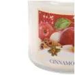 swieca zapachowa w szkle christmas labelled cynamon i jablko bartek candles 70 100 mm