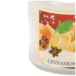 swieca zapachowa w szkle christmas labelled cynamon i pomarancza bartek candles 70 100 mm