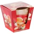 swieca zapachowa w szkle christmas time cynamon i jablko bartek candles 80 90 mm