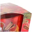 swieca zapachowa w szkle gingerbread piernik z jablkiem i cynamonem bartek candles 80 90 mm