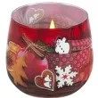 swieca zapachowa w szkle gingerbread pomarancza z przyprawami bartek candles 80 mm