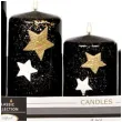 swiece pienkowe gwiazdki czarne adpal 70 120 mm 4 szt