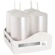 swiece pienkowe wotywna perlowa bispol 80 38 mm 4 szt