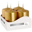 swiece pienkowe wotywne zlote metaliczne bispol 60 38 mm 4 szt