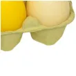 swiece wielkanocne jajka mix bialo zolto zielone adpal 6cm 6szt