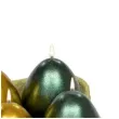 swiece wielkanocne jajka mix miedziano zloto zielone adpal 6cm 6szt