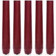 swieczka classic pastel 24 cm bordowa 10 szt