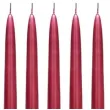 swieczka classic pastel 24 cm czerwona 10 szt