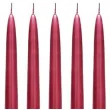 swieczka classic pastel 24 cm czerwona 10 szt