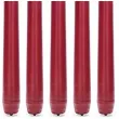 swieczka classic pastel 24 cm czerwona 10 szt