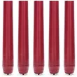 swieczka classic pastel 24 cm czerwona 10 szt