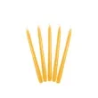 swieczka classic pastel 24 cm zolta 10 szt