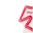 swieczka cyfra 3 wszystkiego najlepszego partypal czerwona 8 cm