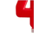 swieczka cyfra 4 giant dekora czerwona 15 cm