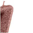 swieczka cyfra 7 glitter dekora rozowe zloto 15 cm