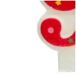 swieczka cyfra 9 w gwiazdki partypal czerwona 8 cm