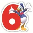 swieczka disney kaczor donald 6 procos