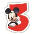 swieczka disney mickey 3 procos