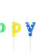 swieczka happy birthday kropki mix partydeco 2 5 cm 13 szt