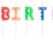 swieczka happy birthday kropki mix partydeco 2 5 cm 13 szt