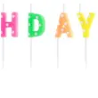swieczka happy birthday kropki mix partydeco 2 5 cm 13 szt
