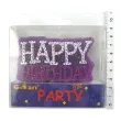 swieczka happy birthday piker fioletowa