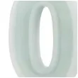 swieczka na tort cyfra 0 mietowy jasny partydeco 10 cm