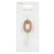 swieczka na tort cyfra 0 rose gold partydeco 9 cm