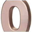 swieczka na tort cyfra 0 rose gold partydeco 9 cm