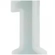 swieczka na tort cyfra 1 mietowy jasny partydeco 10 cm