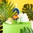 swieczka na tort cyfra 2 dinozaury partypal 8 2 cm
