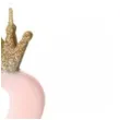 swieczka na tort cyfra 2 w koronie rozowa jasna partydeco 9 5 cm