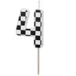 swieczka na tort cyfra 4 szachownica partydeco 5 5 cm