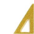 swieczka na tort cyfra 4 zlota brokatowa givi 15 5 cm