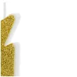 swieczka na tort cyfra 4 zlota partydeco 1 szt