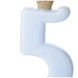 swieczka na tort cyfra 5 w koronie blekitna partydeco 9 5 cm