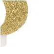 swieczka na tort cyfra 5 zlota brokatowa givi 9 5 cm