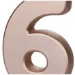 swieczka na tort cyfra 6 rose gold partydeco 9 cm