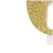swieczka na tort cyfra 6 zlota brokatowa givi 9 5 cm