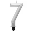 swieczka na tort cyfra 7 diament srebrna godan 7 6 cm