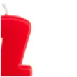 swieczka na tort cyfra 7 glober czerwona dekora 5 5 cm