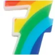 swieczka na tort cyfra 7 iskrzaca teczowa givi 9 5 cm